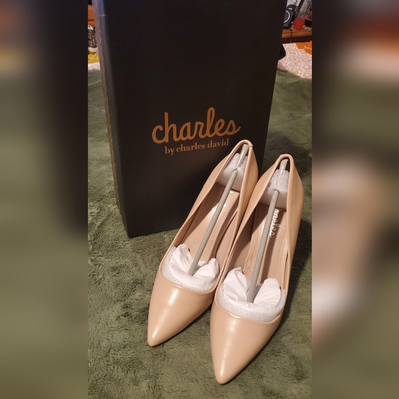 Charles David Shoes - Charles David Nude Heels